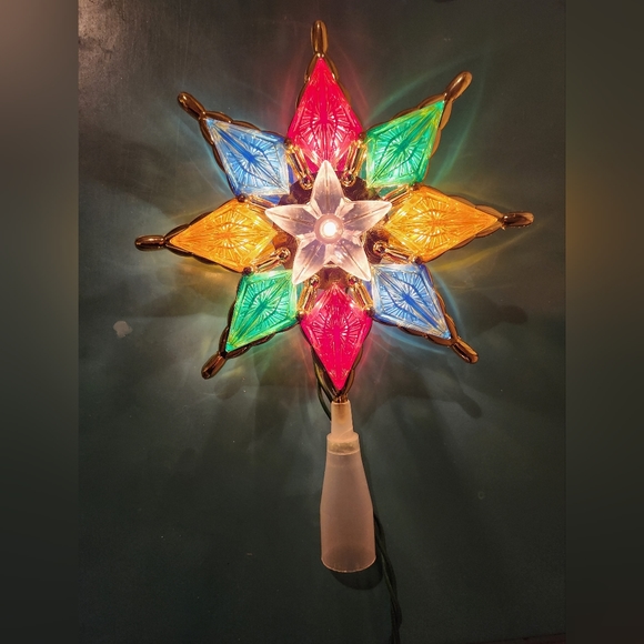 Vintage Star Christmas Tree Topper - Picture 1 of 3